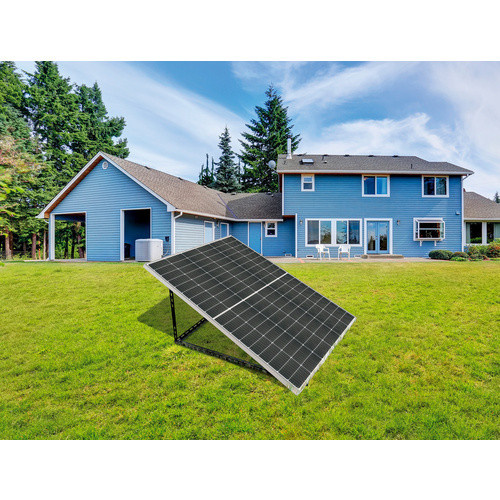 Schwaiger Solar Panel Ständerwerk SOBM1030 aus Aluminium in Schwarz für 1 Solarmodul verstellbar - Bild 2
