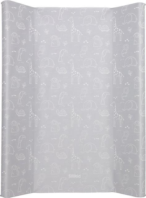 Fillikid Keilwickelauflage für Babys in Grau, B/T: 50 x 66 cm - Bild 1