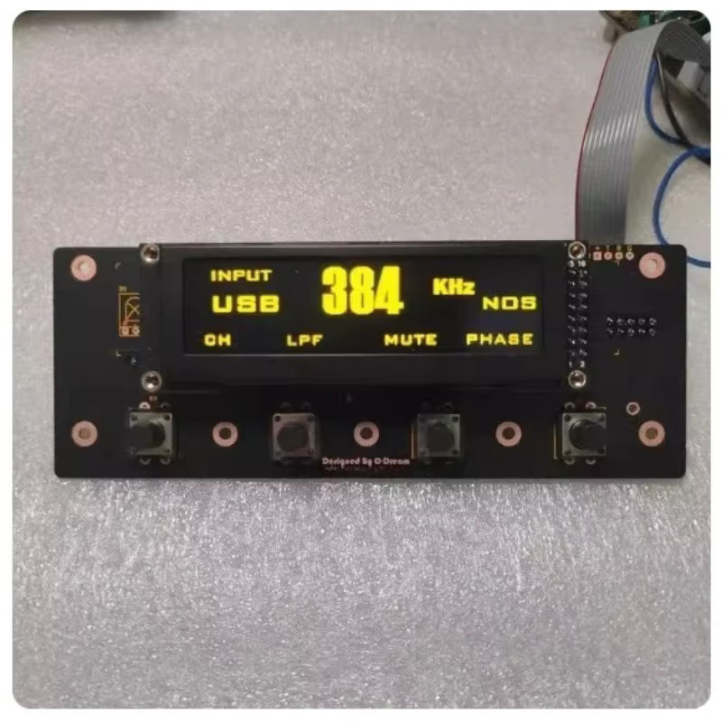 Tda1541 DAC Treiber mit Digital Display und Taster Board in Schwarz - Bild 2