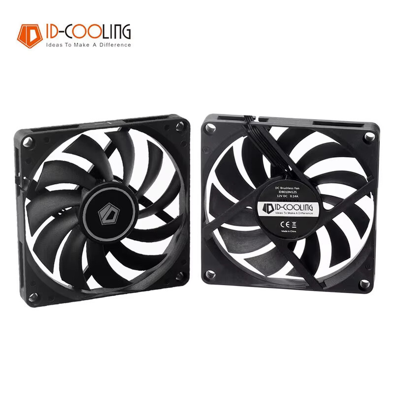 ID-COOLING Mini ITX PC-Gehäuselüfter Schwarz, 80 mm, PWM, 800–3000 U/min, Ultradünn, Dicke: 10 mm - Bild 3