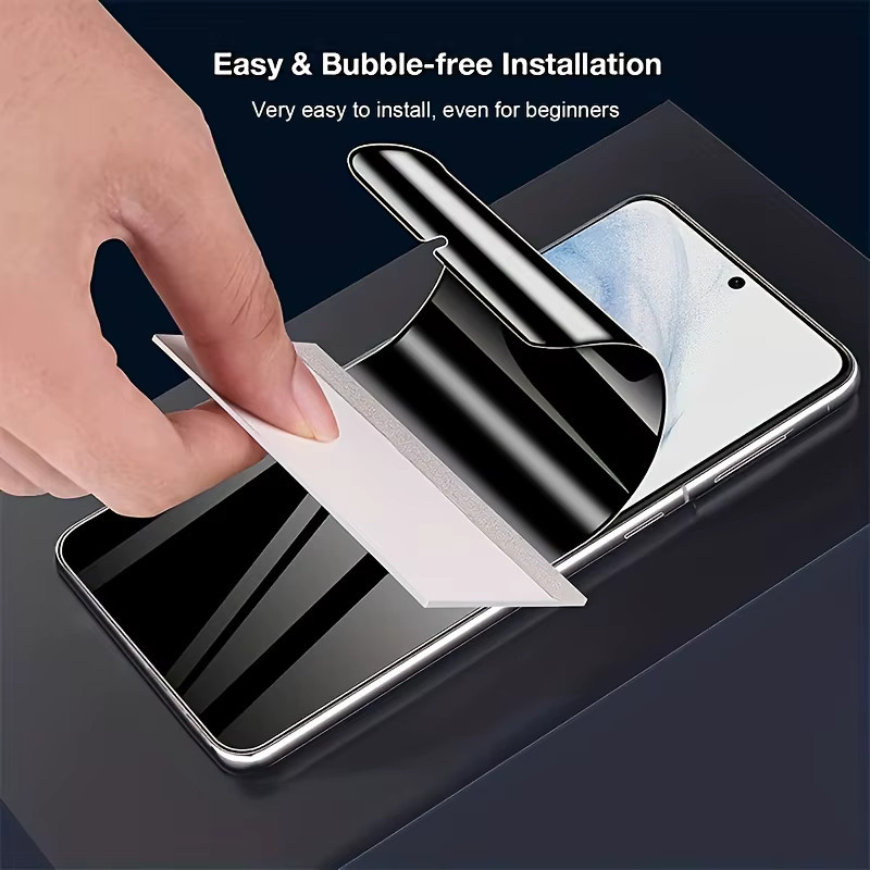 3er-Set Anti-Spy Privatsphäre Hydrogel Displayschutzfolie für Realme 13 14 Pro Plus Lite 5G, China 15T 15X 5G, Neo7X, Neo7 Se und Turbo - Bild 4