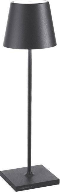 Zafferano Poldina Pro LED-Akkuleuchte Dunkelgrau mit dimmbarer CCT-Funktion und Touch-Bedienung - Bild 1