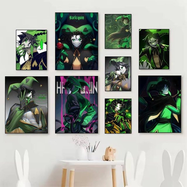 Anime The Freak Circus Harlequin Game Wandaufkleber Bilibili Mehrfarbig - Bild 1