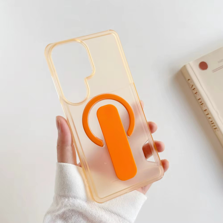 Magnetischer Kartenhalter aus transparentem PC für Samsung Galaxy S24 Plus, S24 Ultra, S25 und S26 MagSafe kompatible Handyhülle - Bild 1