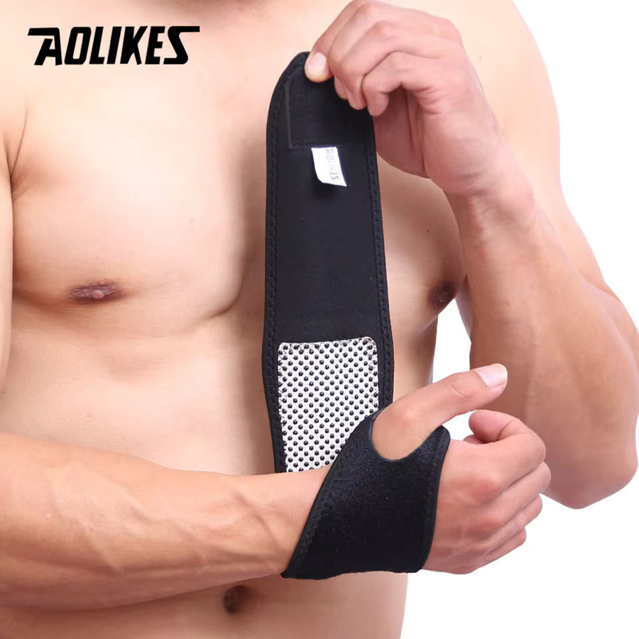 AOLIKES Turmalin-Armband, Magnet-Handgelenkstütze, Unisex - Bild 2