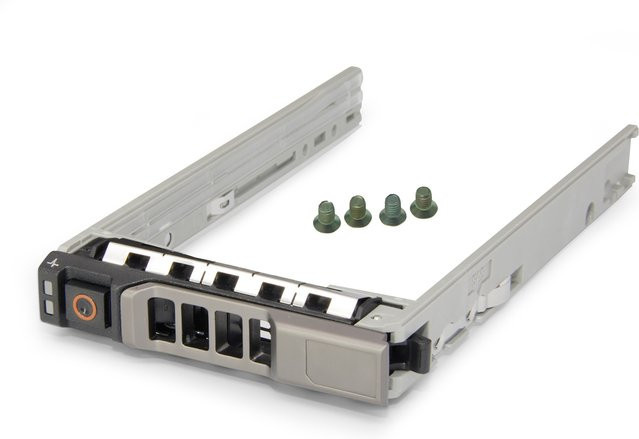 E-BOUR 10 Stück 08FKXC 2,5 Zoll Festplattenfach Caddy für SAS und SATA Hot-Swap Server HDD Trägerschublade kompatibel mit R630 R730 R730XD T630 R430 T430 13. Generation - Bild 1