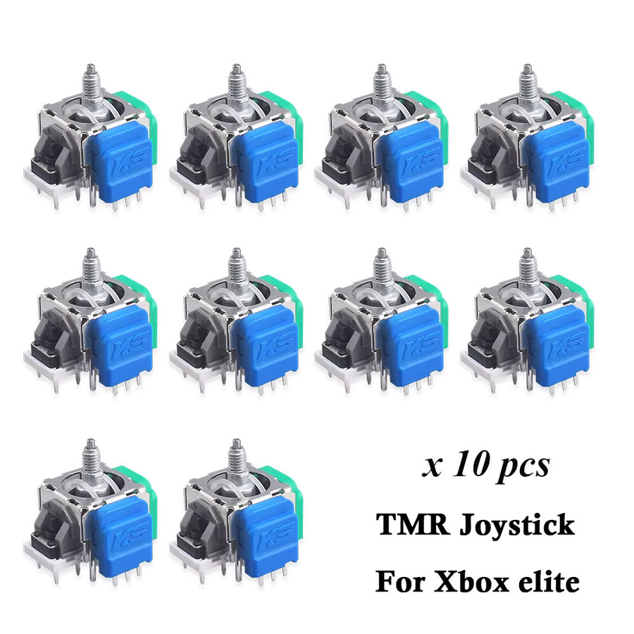 VGBUS 10 Stück Tmr elektromagnetische Joystick Ersatz für Ps5 Gamepad, Ps4 und Xbox One sowie Elite Controller, 3D Analog Stick Sensor Modul in Blau - Bild 2