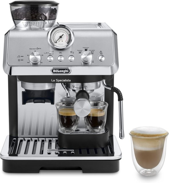 DeLonghi La Specialista Arte EC9155.MB Siebträgermaschine in Metallic-Grau und Schwarz - Bild 1