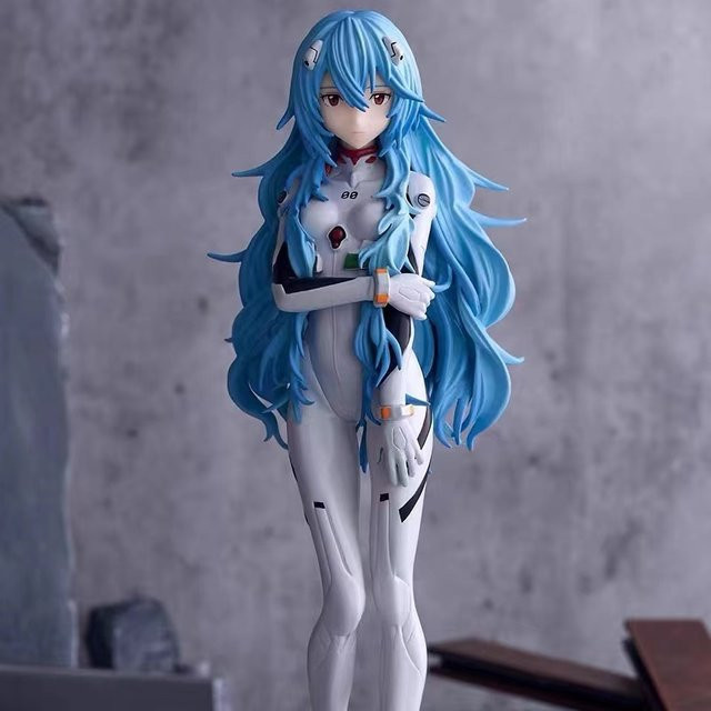 Bandai Neon Genesis Evangelion Eva Ayanami Rei Kawaii Figur, PVC-Modell, Einzelfigur, Bunt / Mehrfarbig - Bild 1