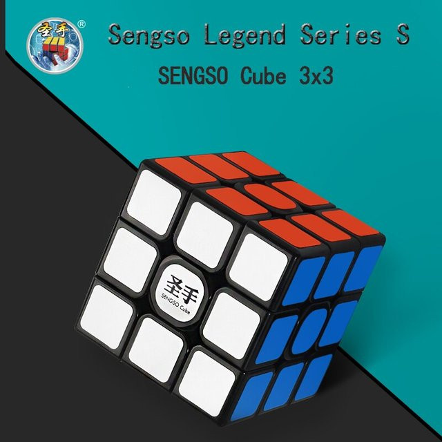 Sengso Speed Cube 3x3, Magischer Würfel, Puzzle Spielzeug, Bunt / Mehrfarbig - Bild 1