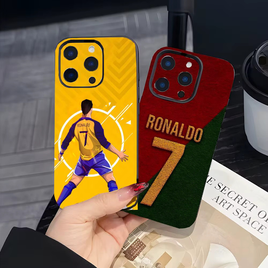 R-RRONALDO Handyhülle Schwarz Matt für iPhone 17 16 15 14 13 Pro Max - Bild 2