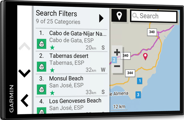 Garmin CamperVan Navigationsgerät mit Wi-Fi in Schwarz - Bild 1