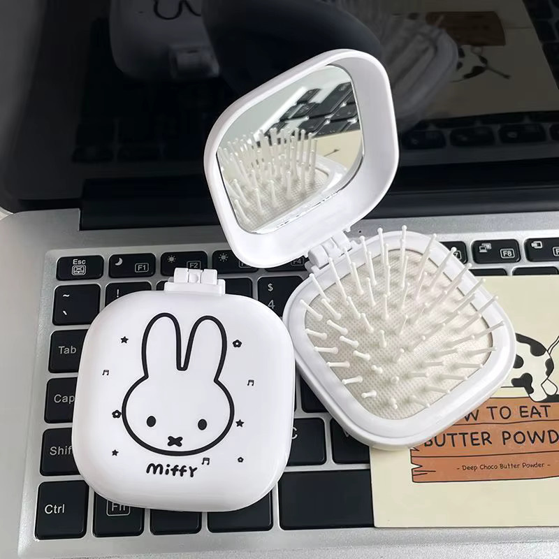 Miffy Faltbarer Luftkissen-Kamm mit Spiegel, Unisex - Bild 4