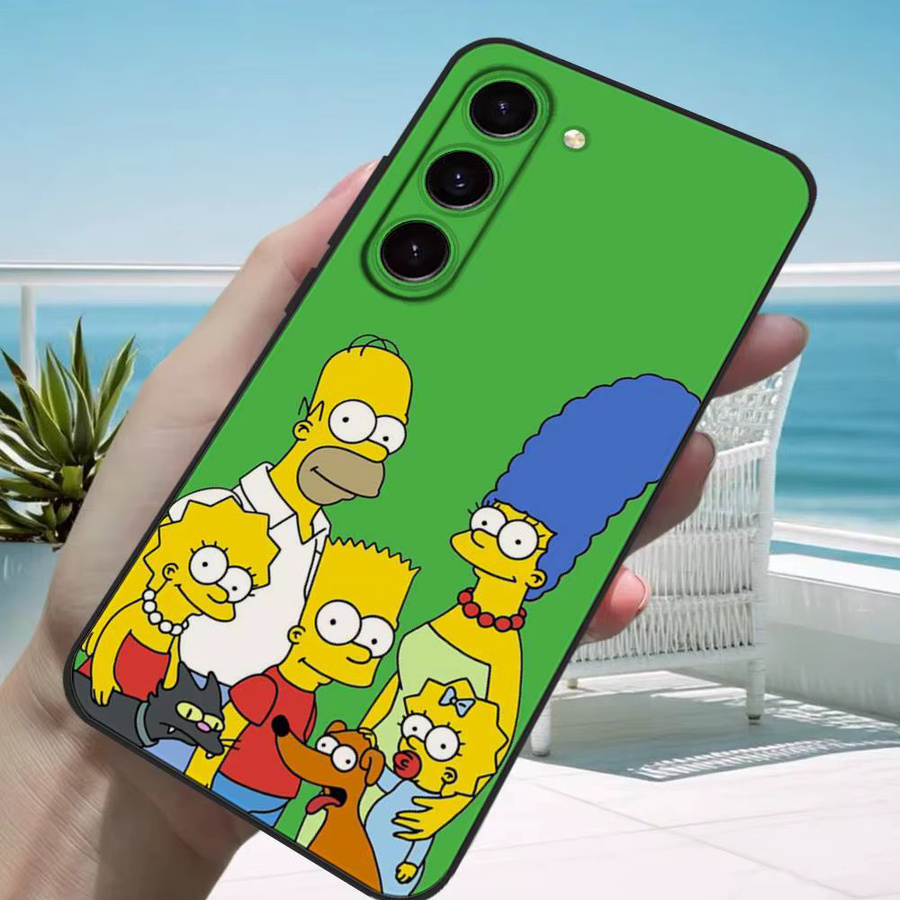 Lustige Homer Simpson Handyhülle als Soft Cover für Samsung Galaxy S21 S22 S23 S24 S25 S26 Ultra FE Plus 5G und A52S - Bild 1