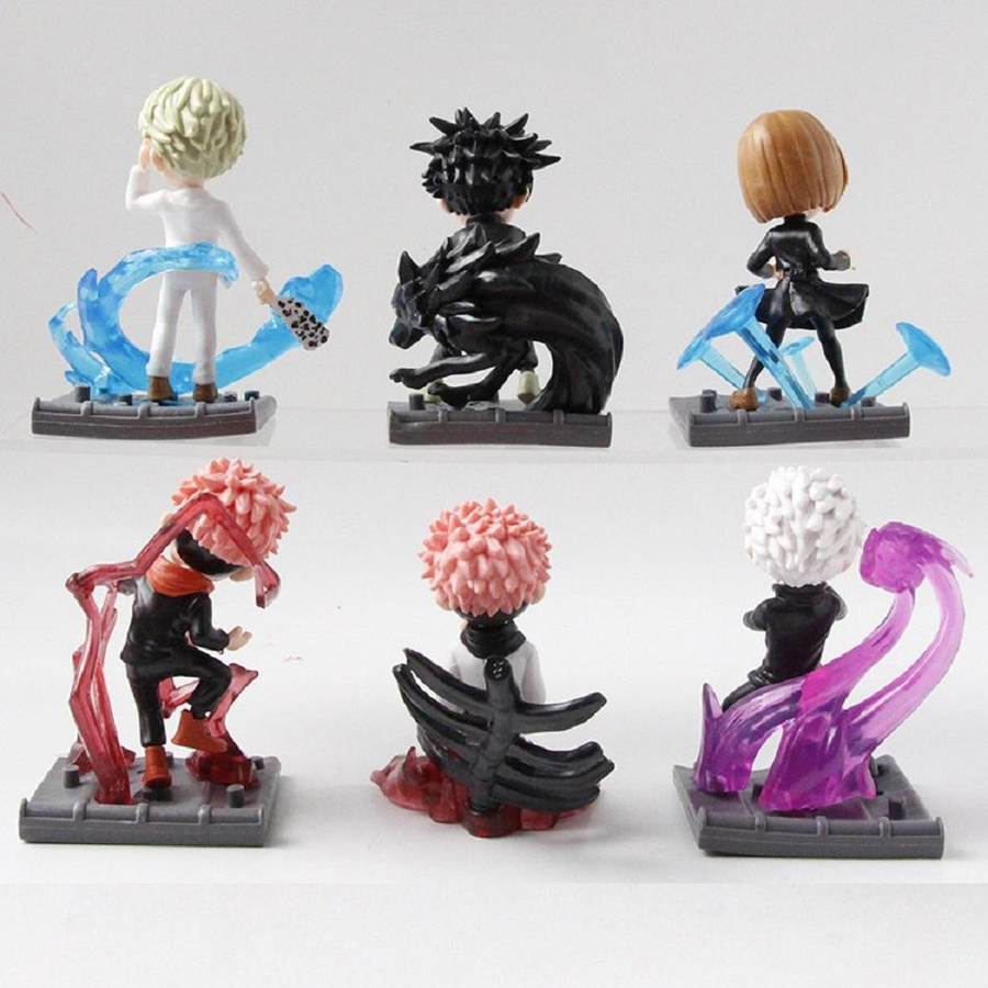 Fashnics Jujutsu Kaisen Actionfigur Satoru Gojo und Sukuna 6-teiliges Set - Bild 4