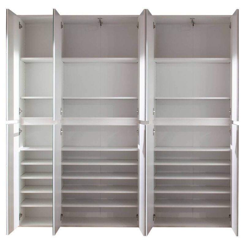 Trendteam Garderobenschrank Mirror in Weiß mit Spiegeltür, B/H/T: 185 x 191 x 34 cm - Bild 3