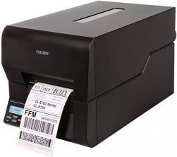 Citizen CL-E730 Thermotransfer Etikettendrucker mit 300dpi Auflösung, USB und Ethernet, Schwarz - Bild 1