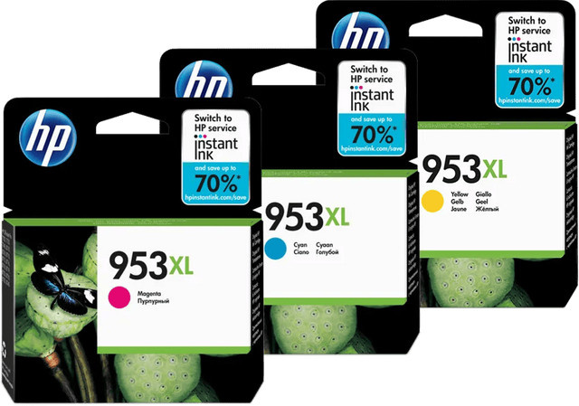 HP 953XL Tintenpatronen Multipack für Inkjet-Drucker in Cyan, Pink, Gelb und Multicolor - Bild 1