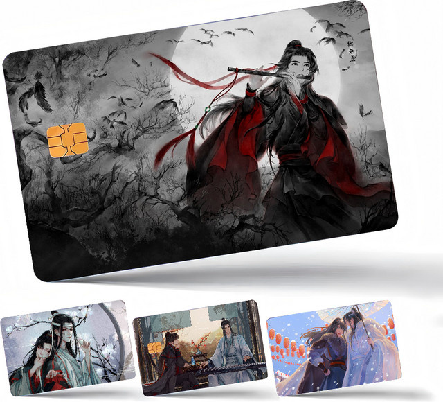 Mo Dao Zu Shi MDZS Aufkleber für Bankkarten und Buskarten im Film-Skin-Design - Bild 1