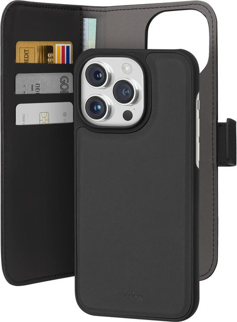 SBS 2 in 1 Wallet Case für iPhone 15 Pro in Schwarz - Bild 1