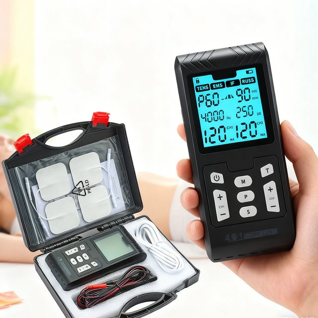 ShaxyMsc Elektrischer Muskelstimulator EMS IFT RUSS Pulse Körpermassager - Bild 1