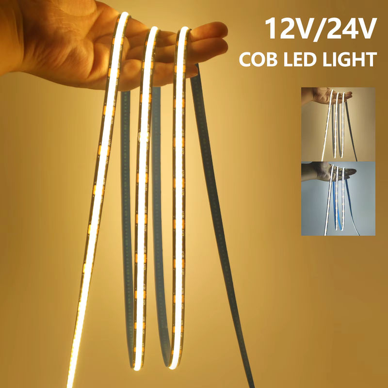 GAHADA COB-LED-Streifen mit schwarzer Leiterplatte, flexibles LED-Band mit 320 LEDs für lineare Beleuchtung, 8 mm Breite - Bild 2