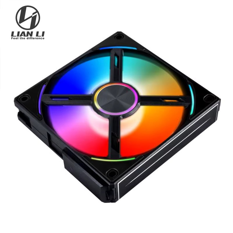 Lian Li UNI Fan AL120 V1 ARGB Kabelloser Lüfter in Weiß mit L-Connect PWM und MB SYNC-Steuerung - Bild 3