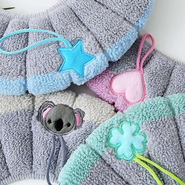 Eelhoe Toilettensitzbezug in Strickoptik mit O-Form, Badezimmerzubehör in Grau - Bild 1