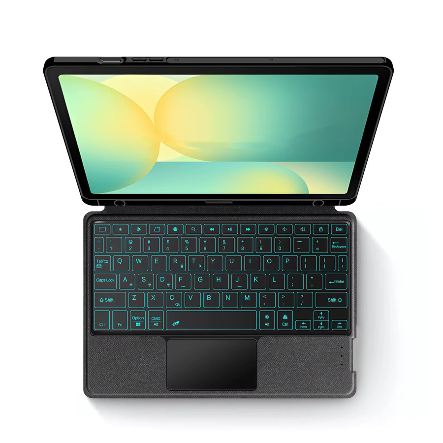 Samsung Magische Tastatur mit Touchpad für Galaxy Tab S10 FE und Tab S9 FE 10,9 Zoll, abnehmbare Hülle, Schwarz - Bild 2
