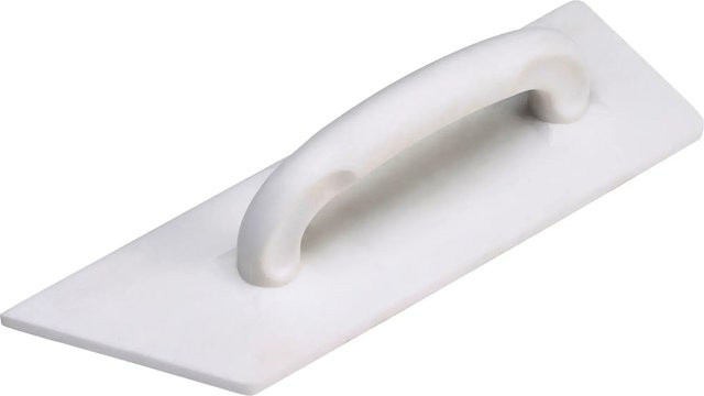 LUX-TOOLS Reibebrett aus Kunststoff in Weiß, B: 80 mm, L: 260 mm - Bild 1