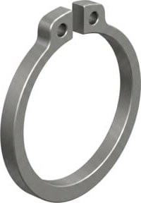 Industrial Quality Supplies Sicherungsring DIN 471 aus Federstahl, Farbe: Silber, Durchmesser: 50 mm, Stärke: 3 mm - Bild 1
