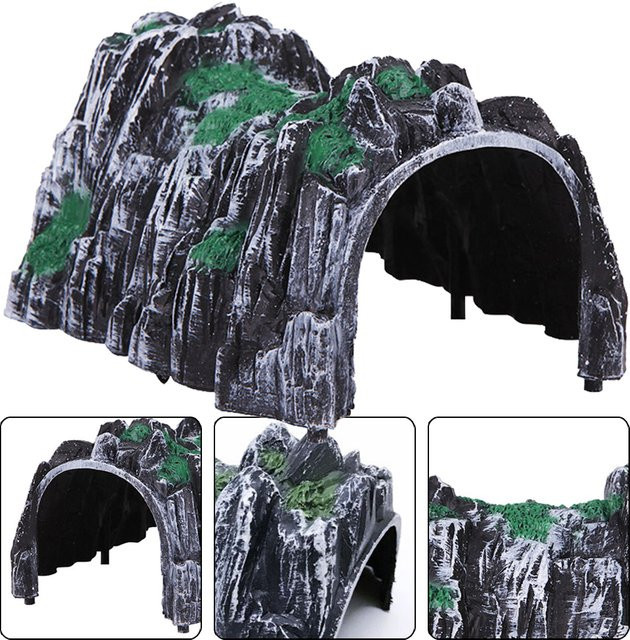 Modell Eisenbahn Zubehör, Kunststoff, Tunnel, Maßstab 1:87 - Bild 1