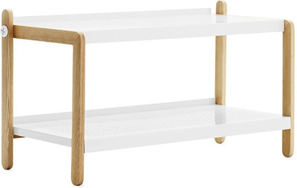 Normann Copenhagen Sko Schuhregal aus Eschenholz und Metall in Weiß - Bild 1