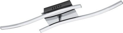 Eglo Wand- und Deckenleuchte VALMORA aus Aluminium in Silberfarben mit LED und 3000K - Bild 1