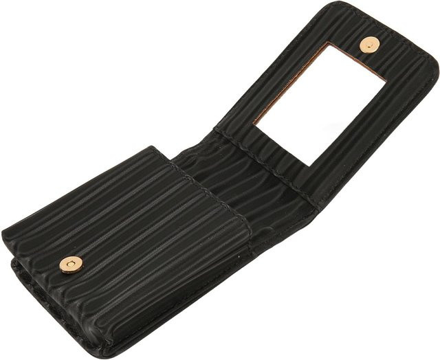 Kosmetiktasche mit Spiegel, black, Unisex - Bild 1