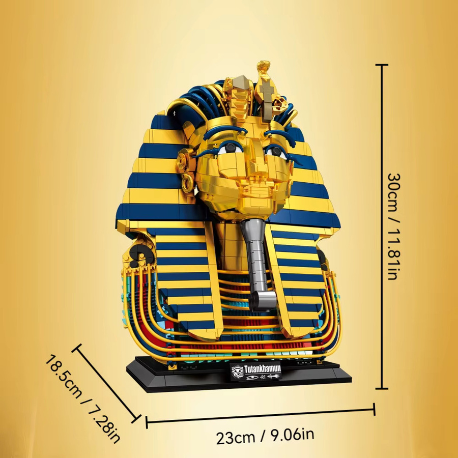 HUATEC Ägyptisches Pharao Goldene Maske, Baukasten - Bild 5