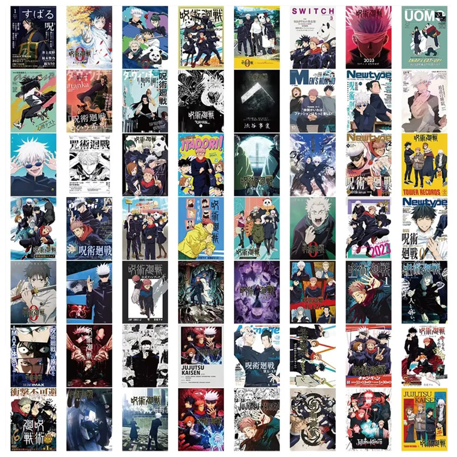 Bandai Jujutsu Kaisen Anime Aufkleber, Sticker, Bunt / Mehrfarbig - Bild 2