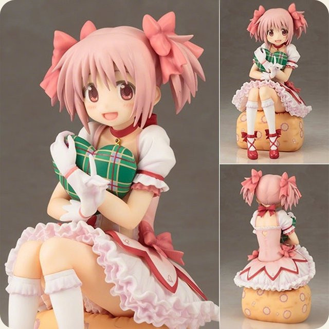 Bandai Puella Magi Madoka Magica Kaname Madoka, Actionfigur, 14cm, Kunststoff, Rosa / Pink - Bild 1