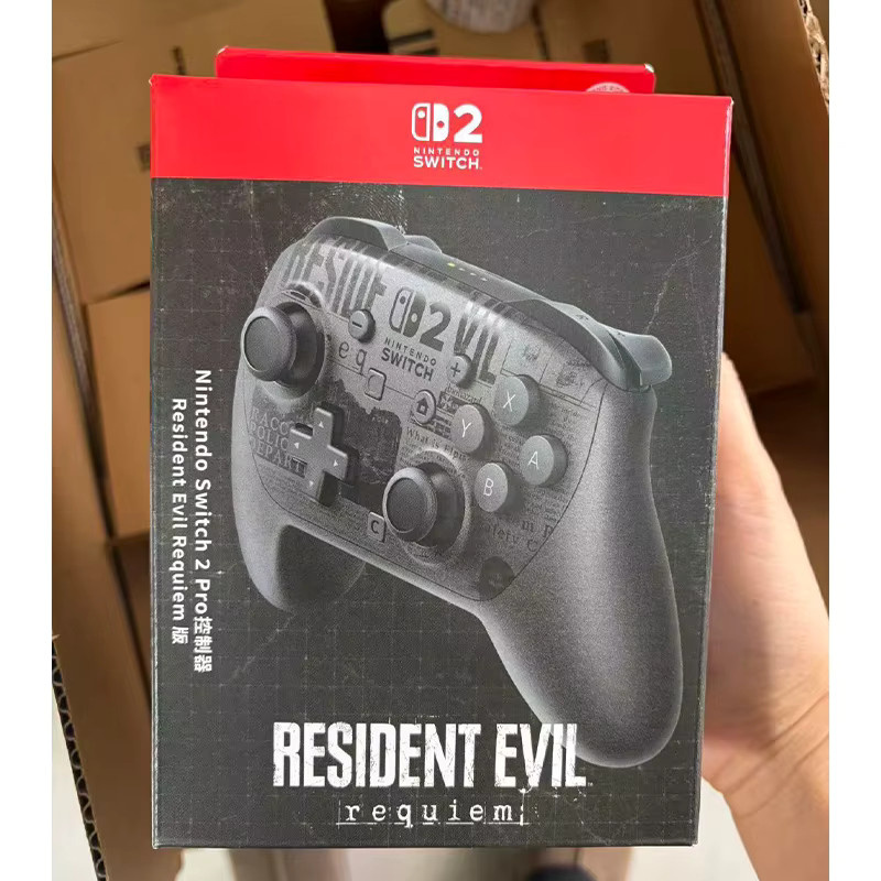 Nintendo Switch Kabelloser Bluetooth-Controller Xenoblade 2 Splatoon 2 Resident Evil Requiem Edition Professioneller Spiele-Controller - Bild 2