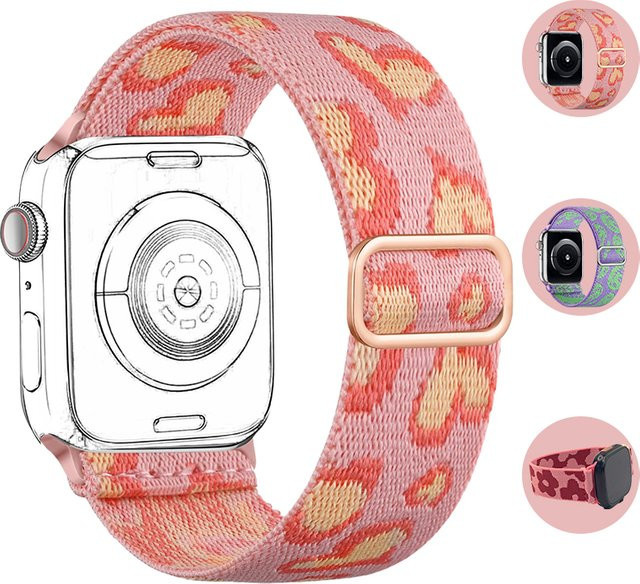 Apple Uhrenarmband Nylon, Solo-Loop, pink, Unisex - Bild 1