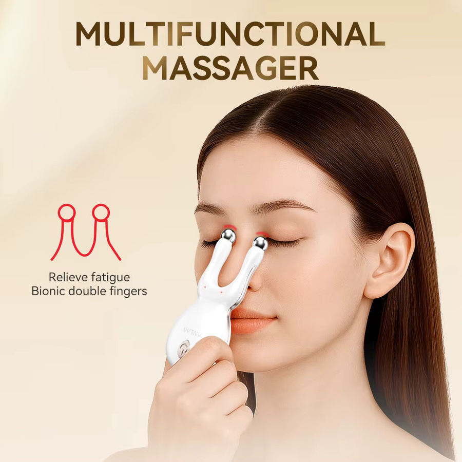 ANLAN Augen-Akupunkt-Massagegerät mit 7-Farben-LED-Lichttherapie, Unisex - Bild 2