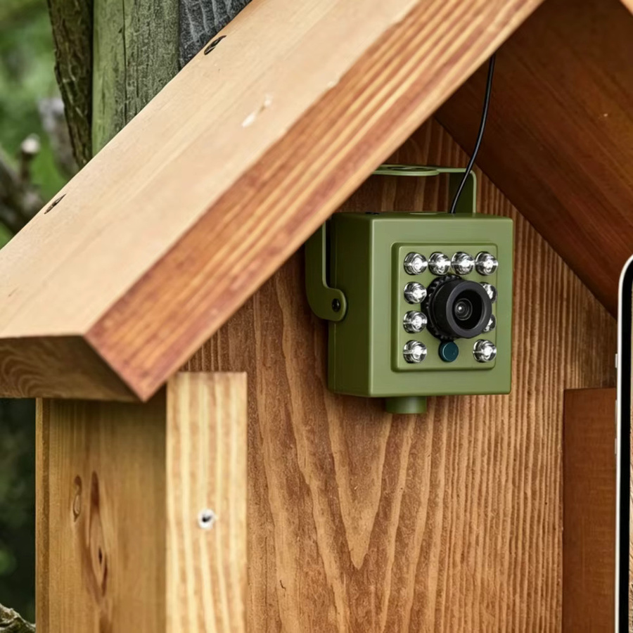 4K 8MP WLAN-Wildkamera für die Vogelbox in Grün mit icsee App zur einfachen Einrichtung - Bild 4