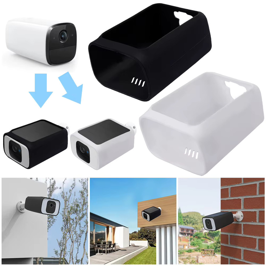 Eufy Security Outdoor SoloCam S230 (S40) Silikonhülle in Schwarz als UV- und Regenschutz mit Anti-Drop-Funktion - Bild 3