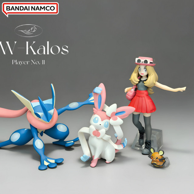 BANDAI Pokémon SW Scale World Kalos Region Greninja Sylveon Serena, Anime-Figuren - Bild 1