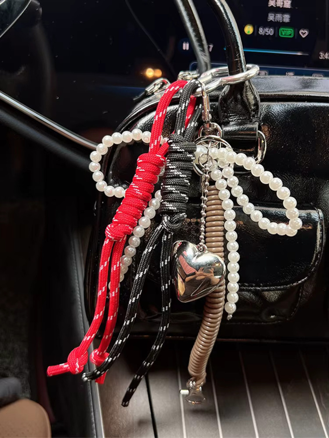 Yogodlns Handy-Lanyard, Gewebtes Armband, Perlen-Schleife - Bild 4