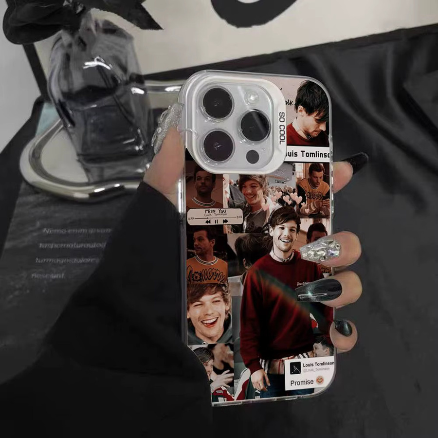 L-Louis T-Tomlinson Stoßfeste Handyhülle für iPhone 17 16 15 14 13 12 11 Pro Max Plus X XR XS Max in Multicolour - Bild 6