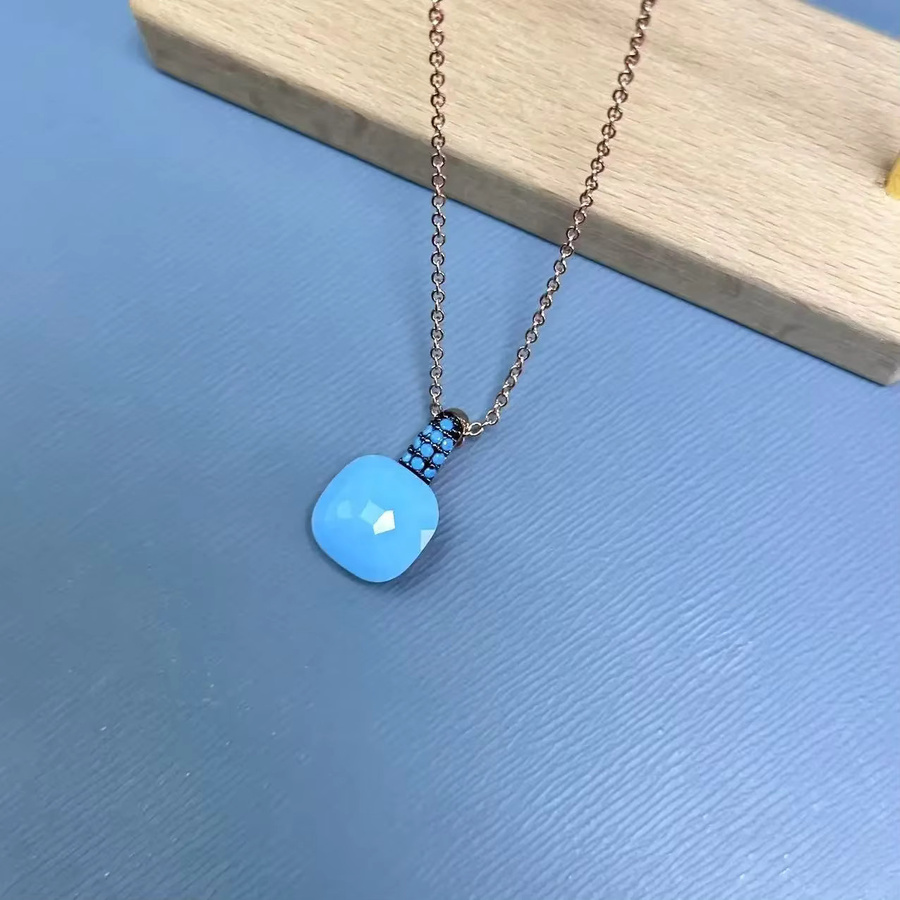Kayfany Halskette, Anhänger, Roségold, Kristall, Zirkonia, Damen - Bild 1