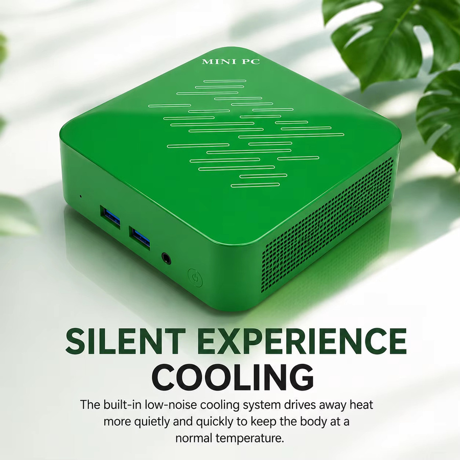 Mini-PC Intel N150 mit 16GB RAM und optionaler SSD für Heim-Gaming und Büro mit 4K HD-Ausgang - Bild 3