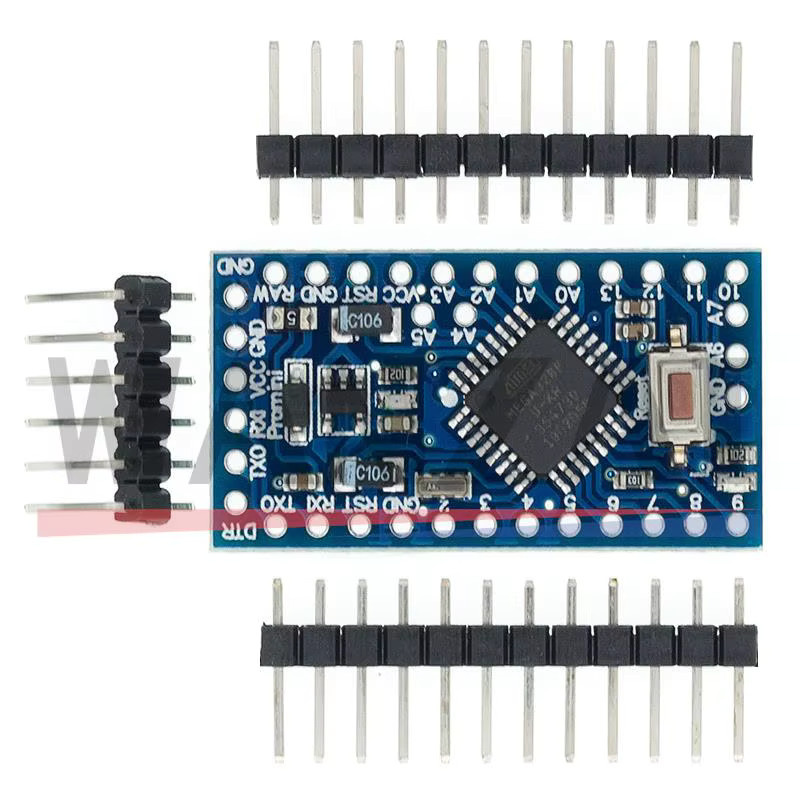 AITEWIN ROBOT Pro Mini ATMEGA328 Arduino Entwicklungsboard, Blau - Bild 2