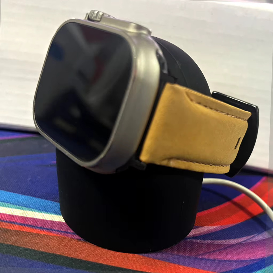 yunfook Ladegerät Dock Station, Silikon, Schwarz, Apple Watch - Bild 6
